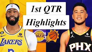 Los Angeles Lakers vs. Phoenix Suns Full Highlights 1st QTR | March 22, 2023 | NBA Season