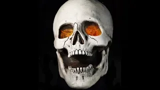 Super Skull | Giant Flickering Distortions Halloween Decoration