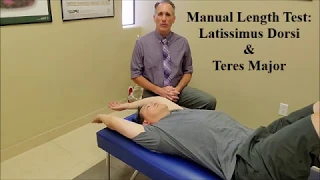 Latissimus Dorsi & Teres Major Length Test