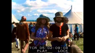 Led Zeppelin - Jimmy Page Backstage - Bath Festival Of Blues, UK (June 28th 1970)