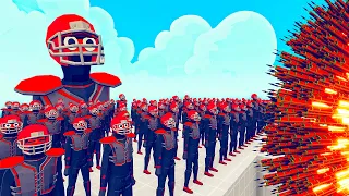 100x AMERICAN FOOTBALL army+ 1x GIANT vs 1x EVERY GOD   Totally Accurate Battle Simulator TABS