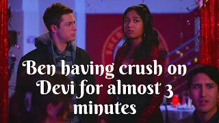 Ben having crush on Devi for 3 minutes #Benvi #Fanvidfeed #devi  #neverhaveieverseason3 #deviandben