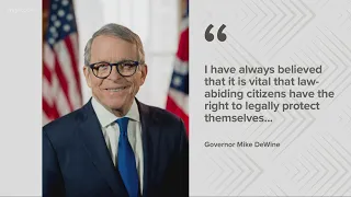 Governor Mike DeWine signs "Stand your Ground' legislation into law