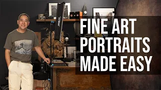 Fine Art Portrait Lighting Made Easy. Pd. Ft. Nanlite Pavoslim 60CL and KateBackdrop