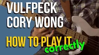 Vulfpeck - Cory Wong /// HOW TO CORRECTLY PLAY IT [Play Along Tabs]