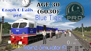 AGE 30 (6030)  locomotive with Blue Themes (Teaser). Trainz Simulator 19 PC made by Asif Bhai.