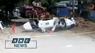 PH Authorities begin reconstruction of helicopter wreckage as part of PNP crash probe