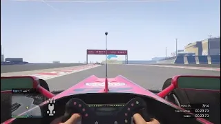 Carrera f1 en gta online y en primera persona