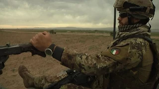 On patrol in Herat with the Italian Army