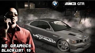 Need For Speed Most Wanted Full HD Graphics - Blacklist 15 Volkswagen Golf vs BMW M3 GTR NFS MW Mod