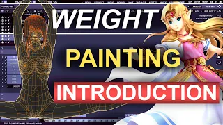 Blender 2.82 : Weight Paint Introduction (Advice For Beginners)