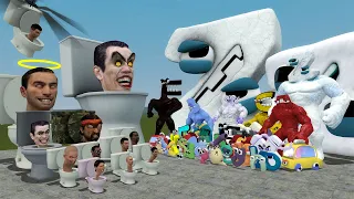 NEW SKIBIDI DOP DOP TOILET FAMILY VS ALPHABET LORE FAMILY In Garry's Mod!