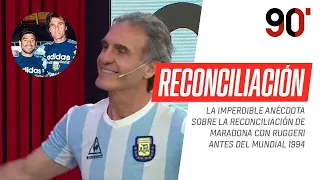 ¡Imperdible anécdota de #Ruggeri sobre su reconciliación con Diego #Maradona en 1994!