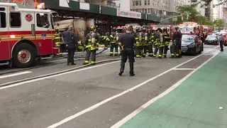 NYC FDNY Upper East Side Truck Fire Put Out now - 2020 September 14