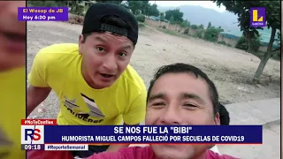 Humorista Miguel Campos, 'La Bibi', falleció por secuelas de Covid-19