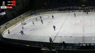 Slovakia U18 vs Belarus U18 first goal in game from Juraj Slafkovsky#17