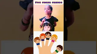 Five Finger Friends Story for children and kids