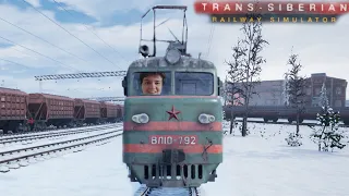 СТАЛ ВОДИТЕЛЕМ ПОЕЗДА! СУРОВОЕ ВЫЖИВАНИЕ в СИБИРЕ Trans-Siberian Railway Simulator