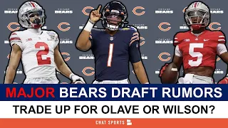 Chicago Bears LOVE Chris Olave & Garrett Wilson According To ESPN REPORT | MAJOR Bears Draft Rumors
