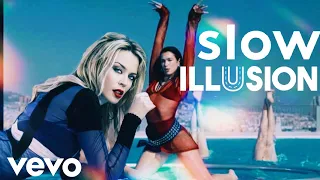 Dua Lipa Ft Kylie Minogue - Illusion Slow Mashup [Visualizer] Remix 2024