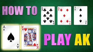 How to Play AK when you Miss the Flop