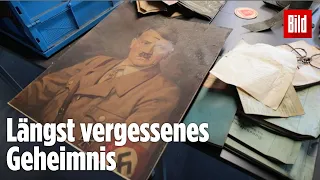 Flut enthüllt geheimes Nazi-Versteck mit Hitler-Gemälde und Gasmasken