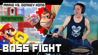 Mario Toy Company Boss Fight - Mario Vs. Donkey Kong On Drums!