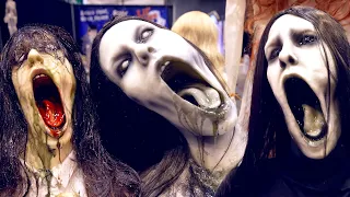 Scary Realistic Horror Props at Halloween Show