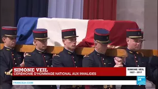 REPLAY - Hommage national à Simone Veil (1927-2017) aux Invalides