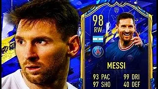 98 TOTY MESSI PLAYER REVIEW! TEAM OF THE YEAR MESSI - FIFA 22 ULTIMATE TEAM