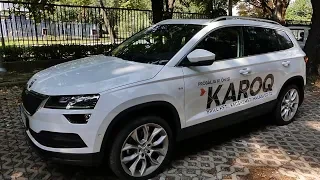 Magátol beparkol a Skoda Karoq 1.5 TSI DSG 150LE Magyar új autó teszt