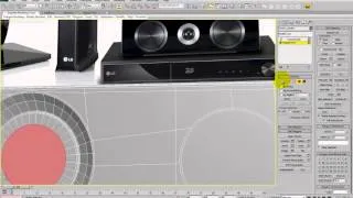 Modelling a home theatre system in 3ds Max - Part 3