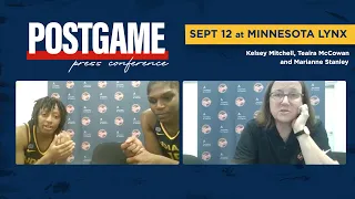 Indiana Fever Postgame Media Availability (at Minnesota Lynx) | 9/12/21