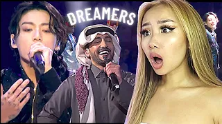 THIS IS BEAUTIFUL! 🤩 JungKook 'DREAMERS' feat Fahad Al Kubaisi @ FIFA WORLD CUP | REACTION/REVIEW