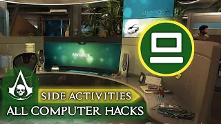 ASSASSIN'S CREED IV: BLACK FLAG | COMPUTER HACKS | 100% WALKTHROUGH