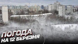 ❄ Погода на 12 березня: Несподіваний поворот! Знову валить СНІГ!