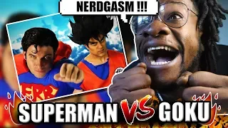 Goku vs Superman. Epic Rap Battles of History (REACTION!)