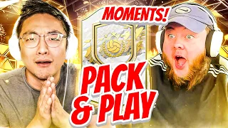 I PACK MY FAVOURITE CARD FROM FIFA 21... FIFA 22 Icon Moments Pack & Play w/@KIRBZ63