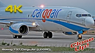 Boeing 737 Cargo Air (LZ-CGC) Valencia!