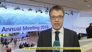 Schaltgespräch mit Wolfgang Wanner zum Weltwirtschaftsforum in Davos am 24.01.19