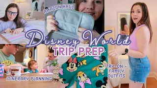 NEW 2024 Prepping for Disney World | Disney Itinerary, Amazon Haul, Disney Family Outfits