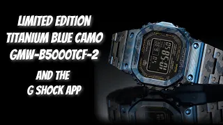 G Shock Titanium Camouflage Full Metal Square (and the G Shock App) GMW-B5000TCF-CR