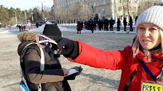 Челябинск, 31 января 2021, шествие в защиту Навального