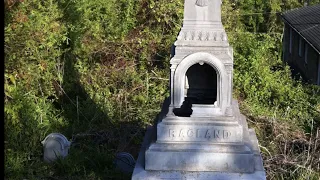 Abandoned old Logan city cemetery-WV