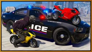 GTA 5 Roleplay - Trolling Cops In Mini Super Bikes | RedlineRP