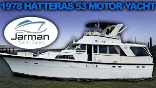 This Classic Hatteras That Has Never Looked Better!