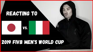 Team USA Libero Reacts to Japan vs. Italy 2019 Men's World Cup