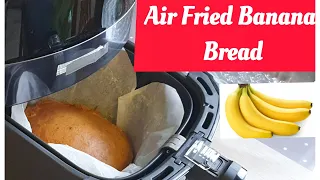 How to make Air fried Banana Bread. Banana Bread using Air fryer . Air Fryer Banana Bread Moist