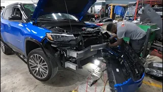 2022 JEEP COMPASS 4x4 LIMITED how to take the front bumper off
