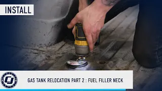 C10 Gas Tank Fuel Filler Neck Relocation! ⛽ / 67-72 #chevyc10 Gas Tank Relocation Part 2